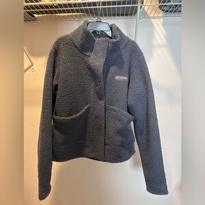 Columbia Gray Teddy Jacket Modern Style